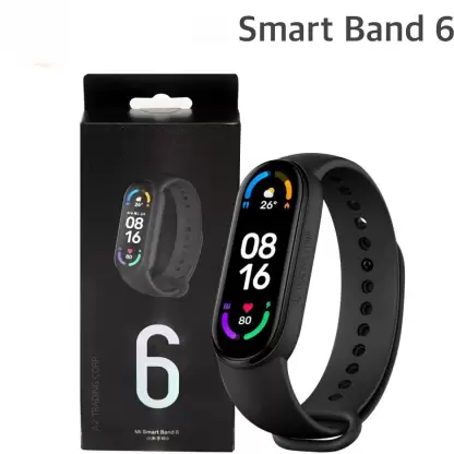 M6 Black Smart Fitness Band  